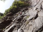 Pour grimper sur le basalte d Acqua Rossa
