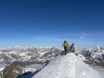 Sur le Breithorn c est rare qu il n y ai pas un chat, par contre, le loup...