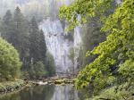 Les falaises du Refrain, au bord du Doubs, Jura