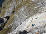 Strada del Sole, une voie incroyable de 6 longueurs, ici L2